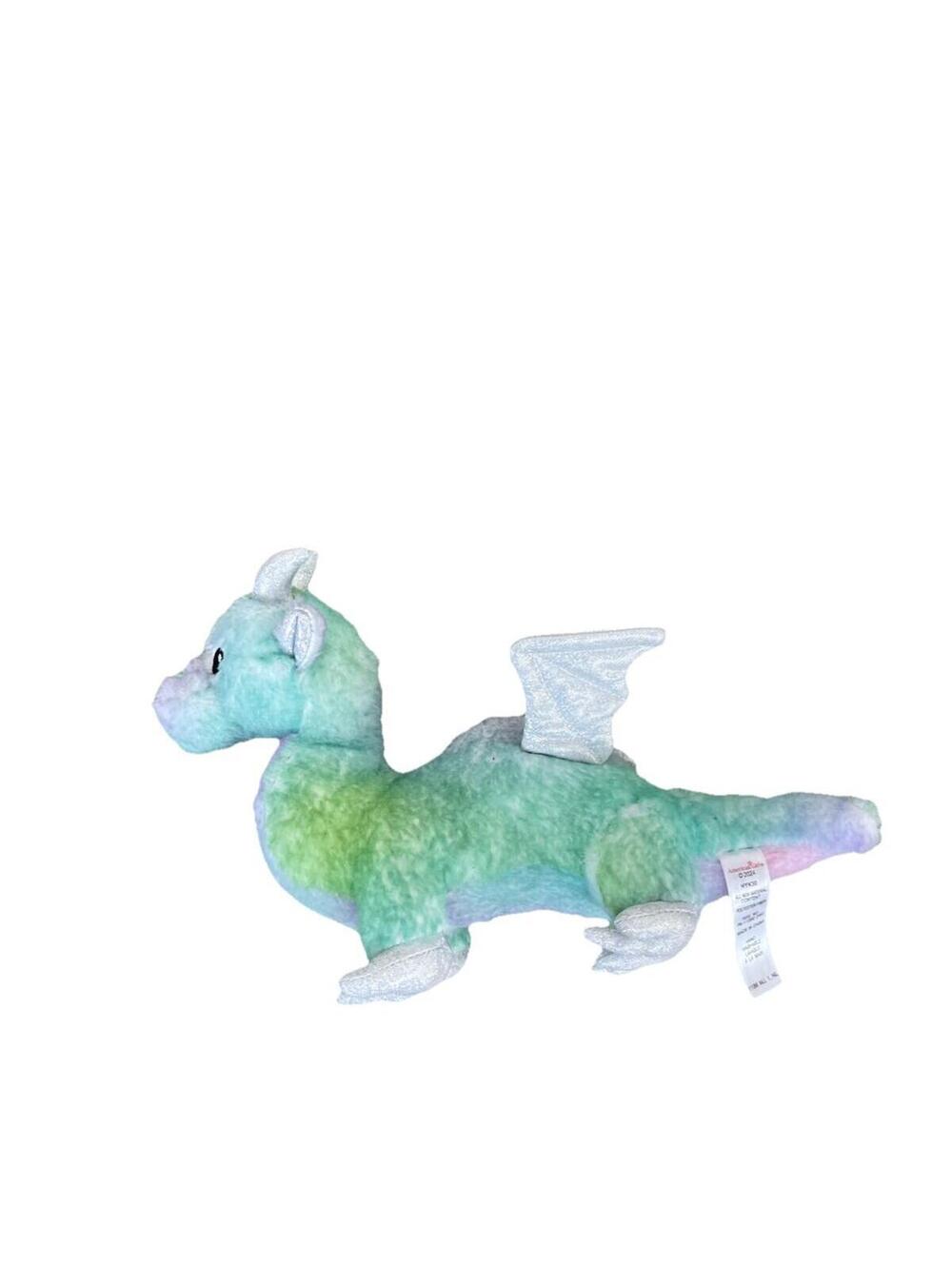 American Girl 2024 Crisella Dragon Plush Toy Wellie Wishers Purple Blue Dye H99